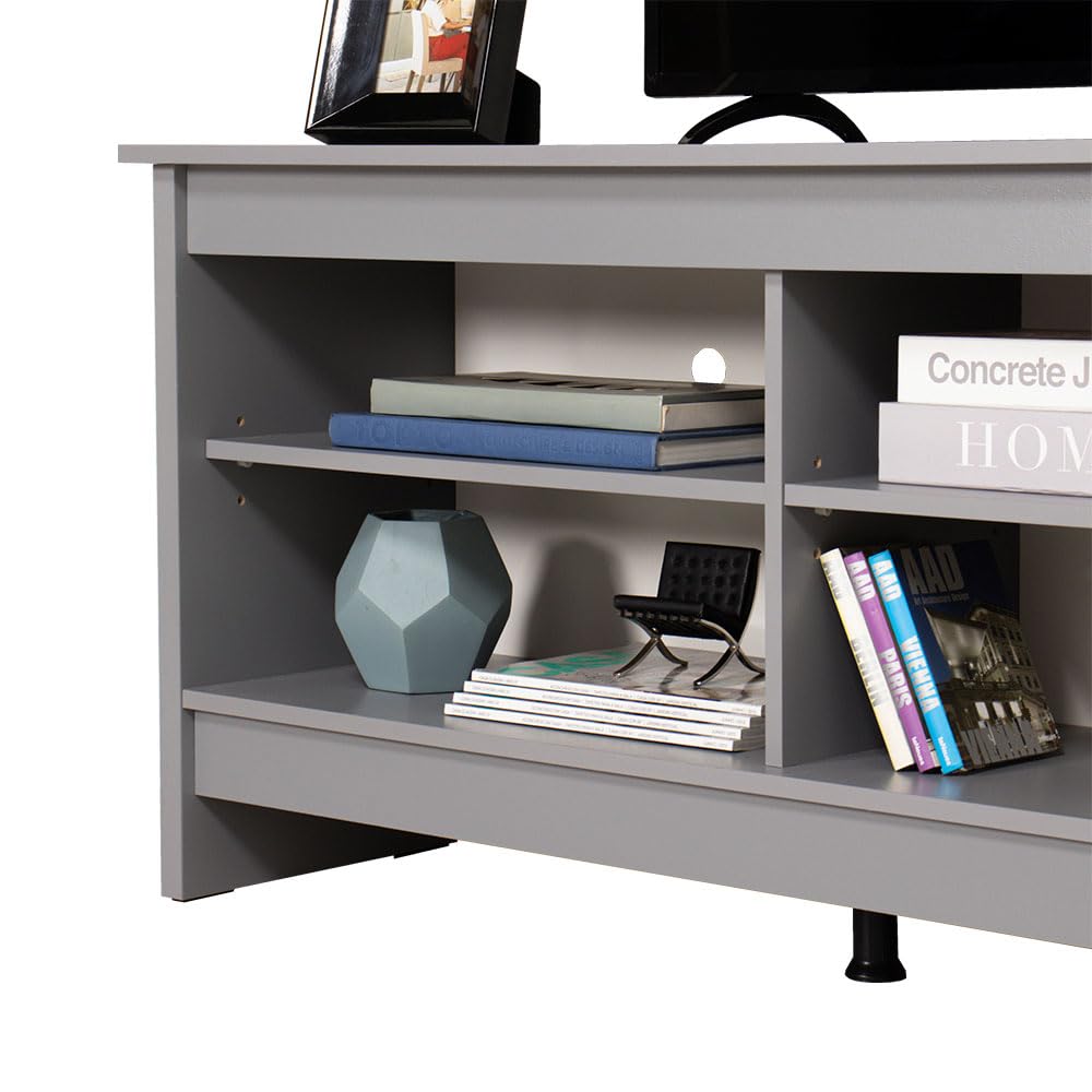 TV Stand with 6 Shelves and Cable Management