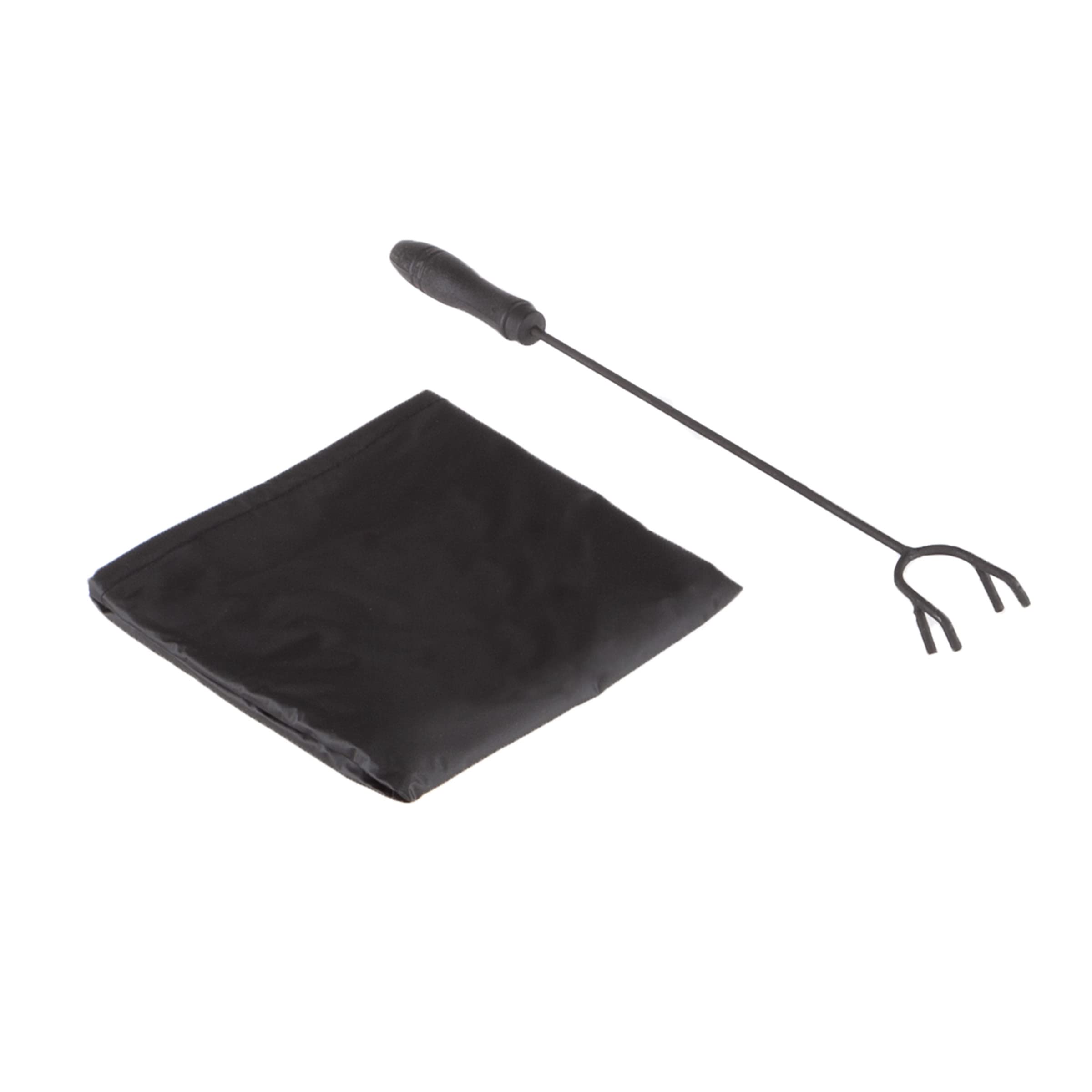 32-Inch Outdoor Wood Burning Fire Pit with Screen and Cover