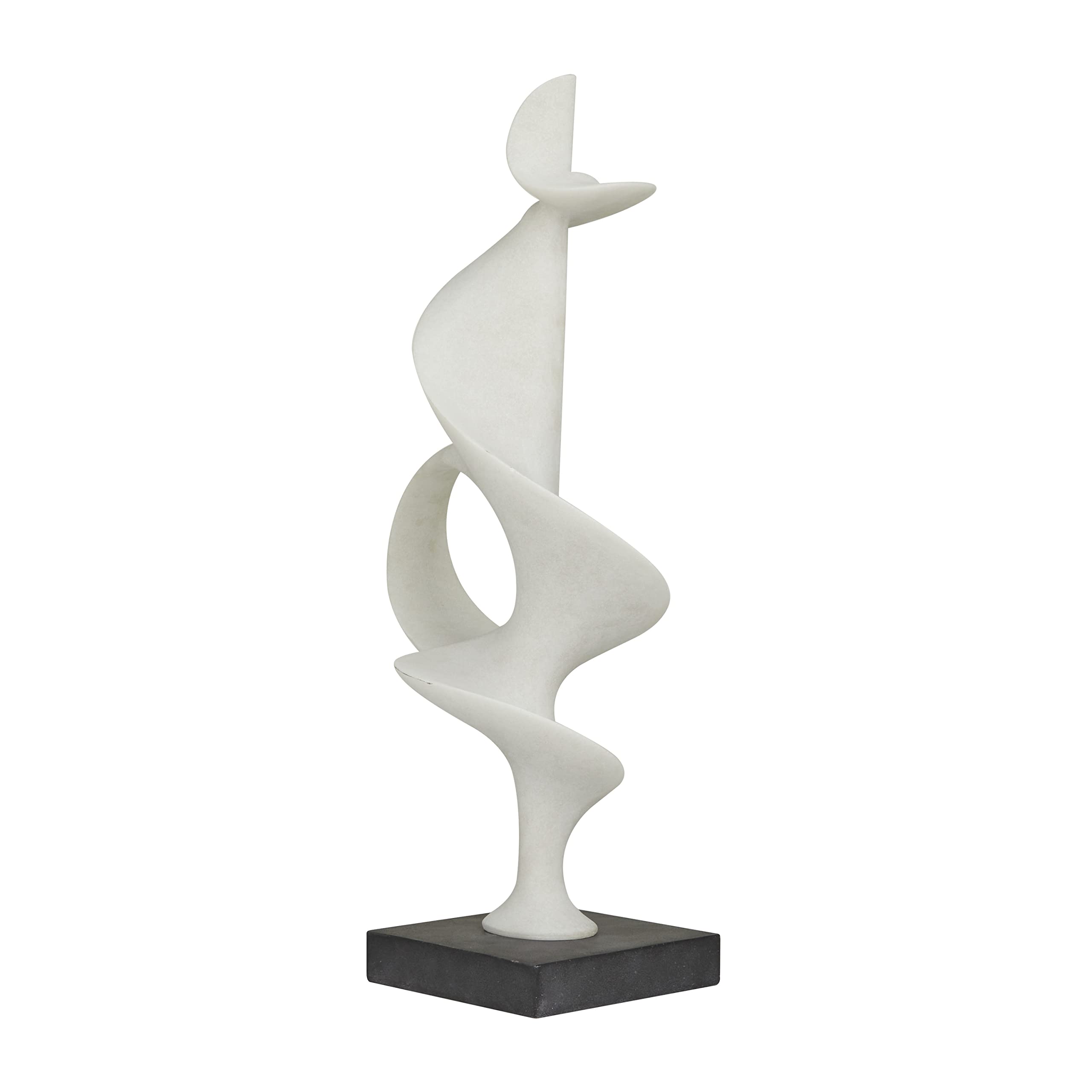 Polystone Abstract Decorative Sculpture 10" x 9" x 28"