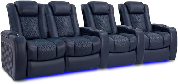 Tuscany Home Theater Seat - Power Recliner Row of 3