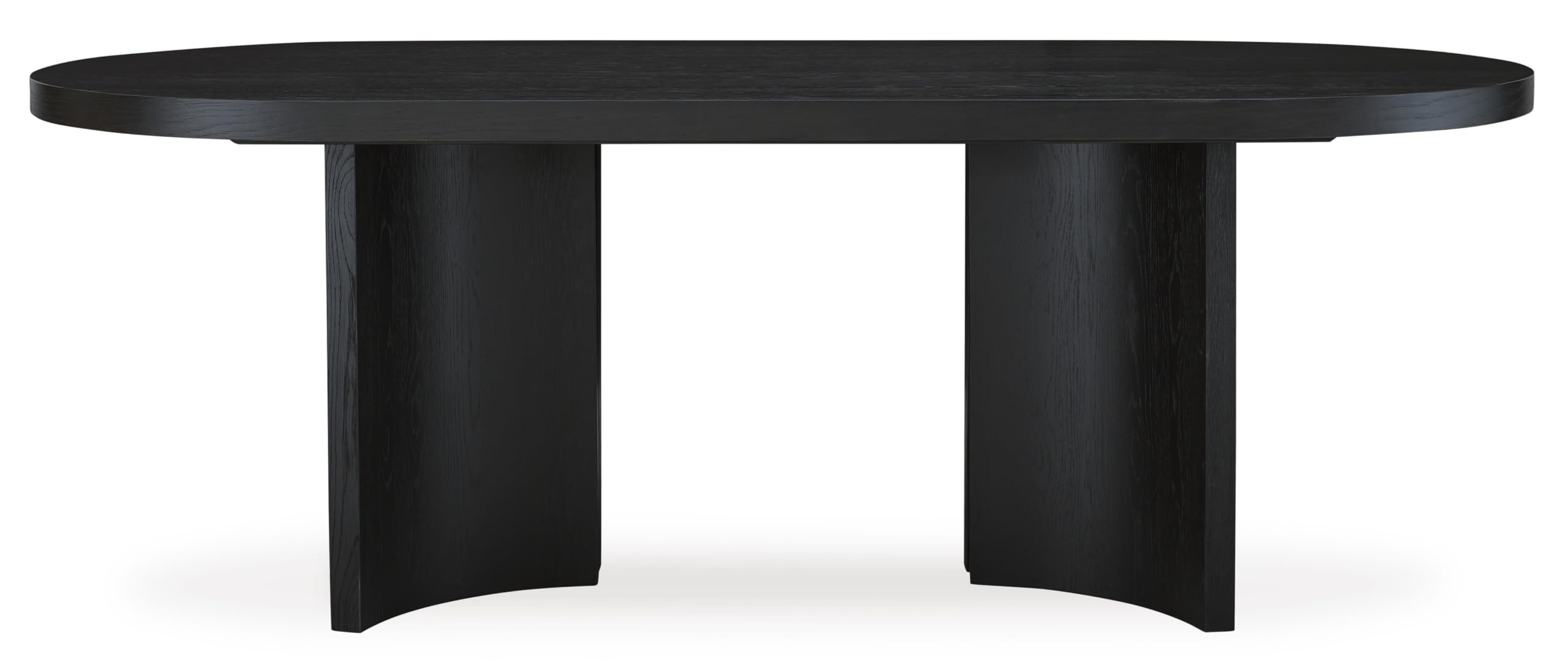 Oval Dining Table for 8 with Pedestal Base