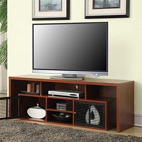 60" TV Stand with Storage Cabinets and Shelves