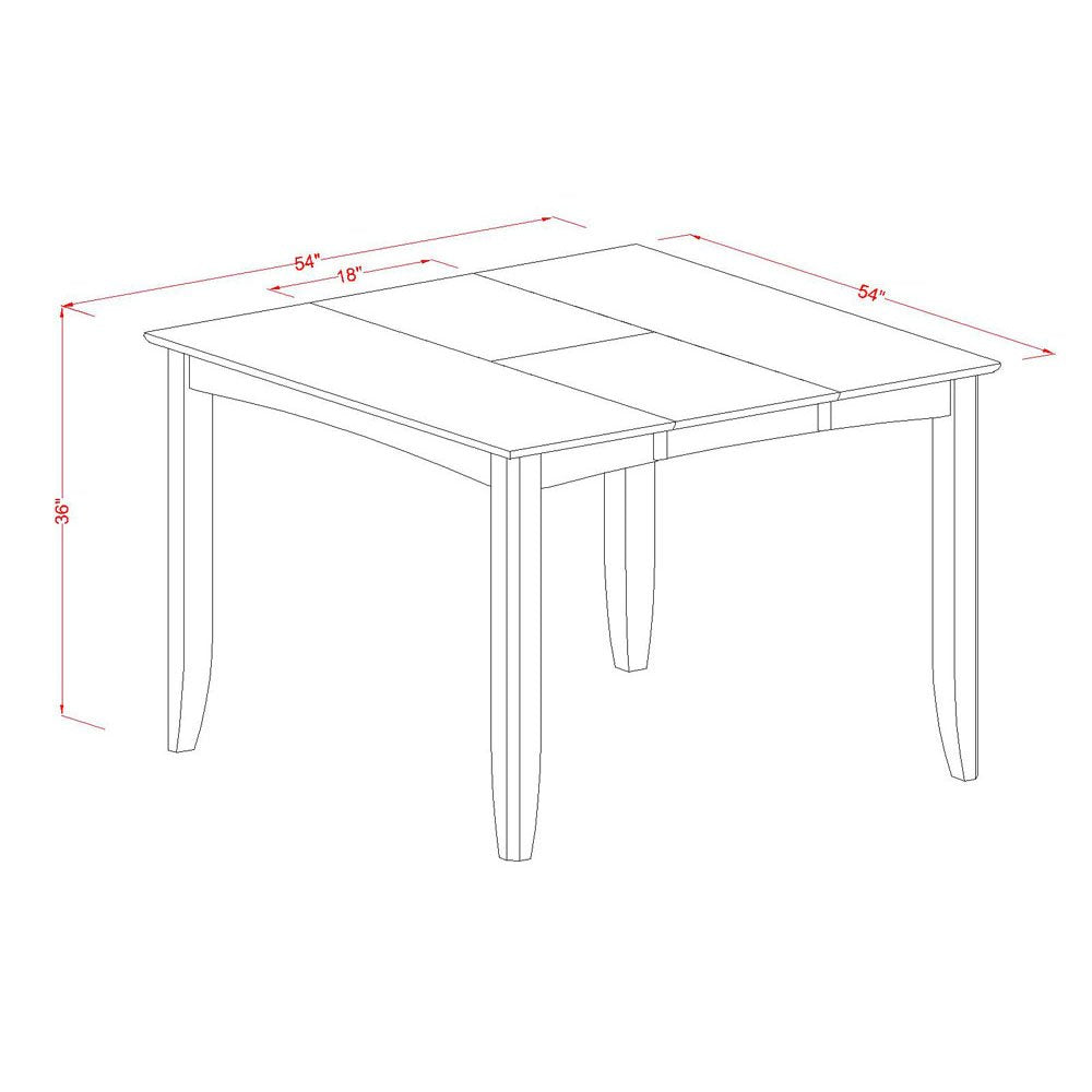 9-Piece Counter Height Dining Set with Butterfly Leaf Table