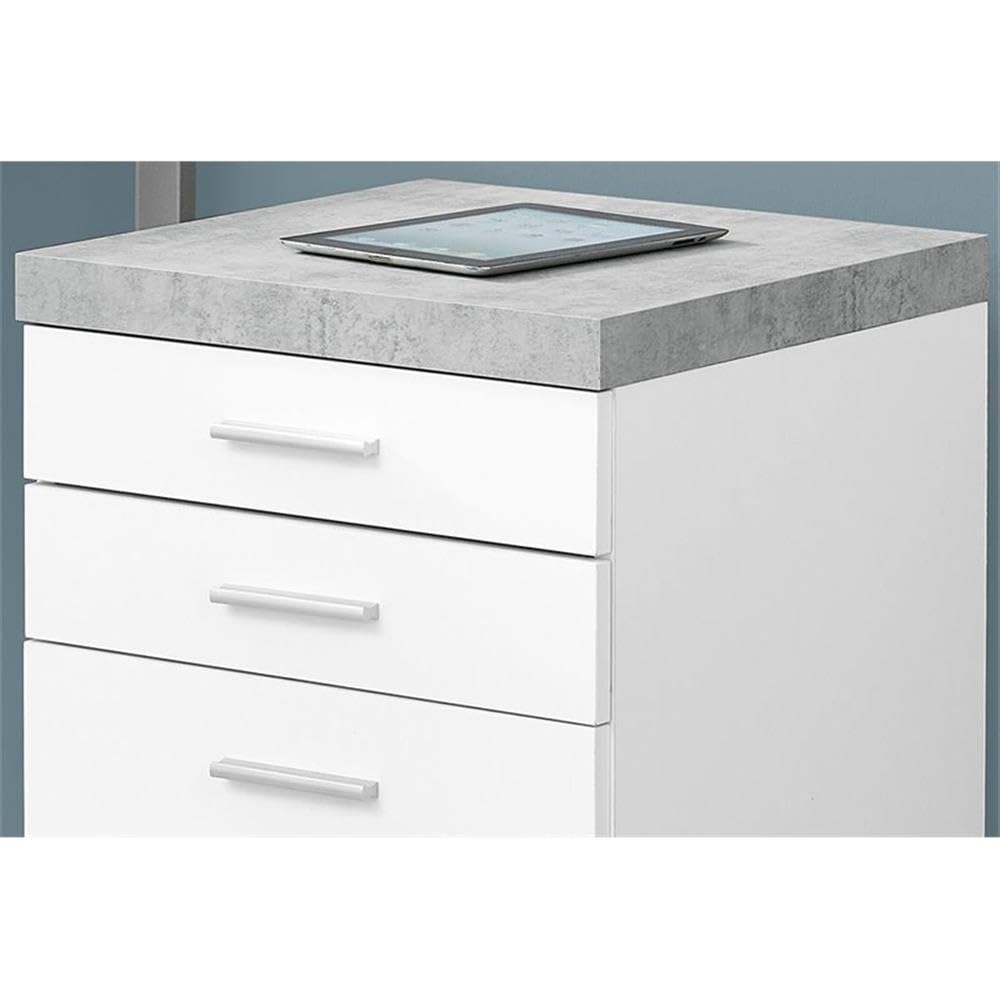 3-Drawer Mobile File Cabinet