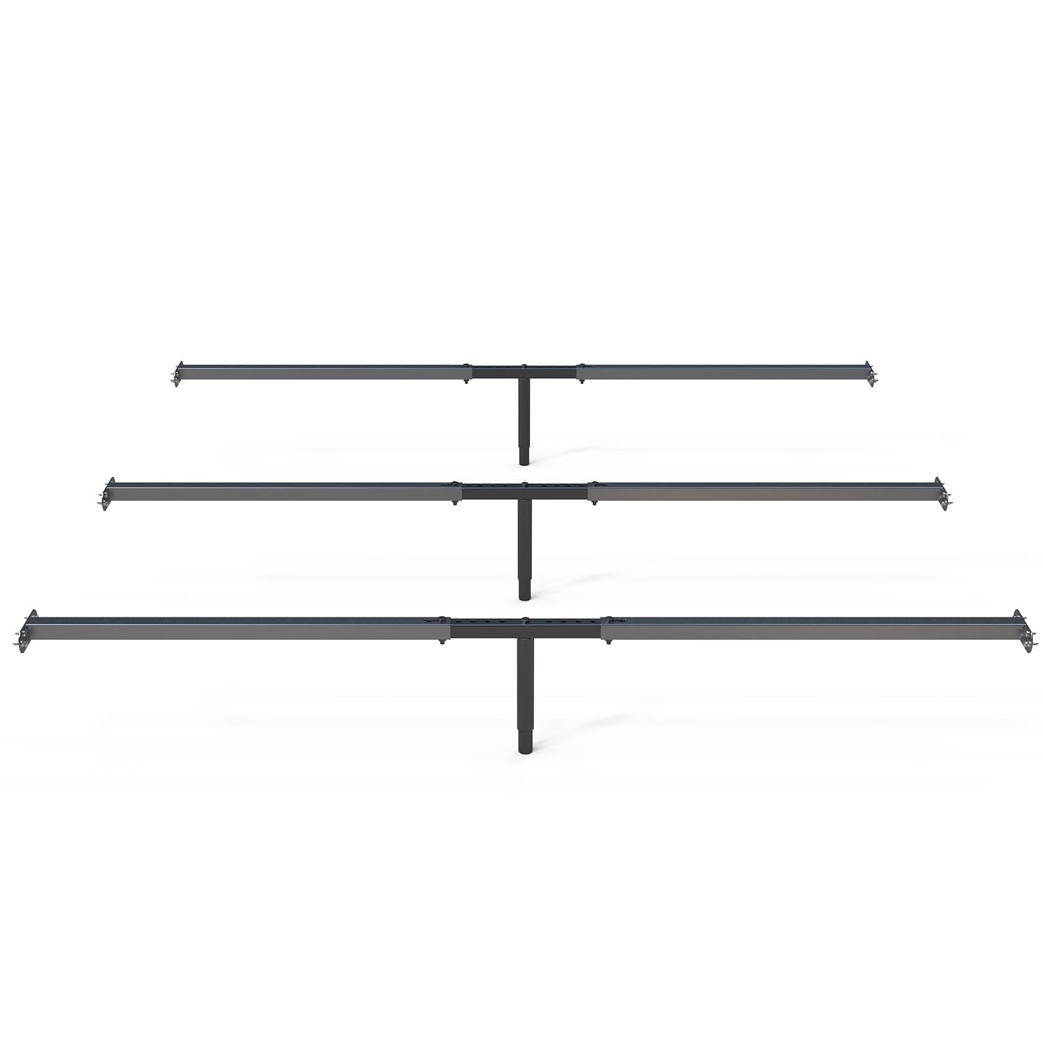Adjustable Bed Frame Center Support System 3-Pack