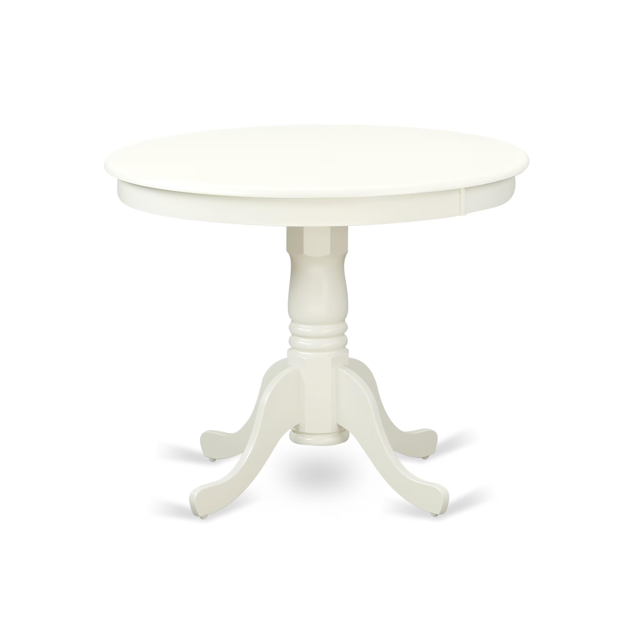 3-Piece Round Dining Set with Pedestal Table and 2 Chairs