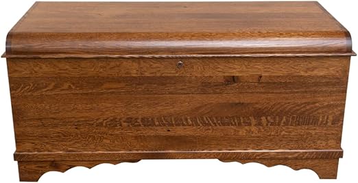 Cedar Hope Chest with Waterfall Top