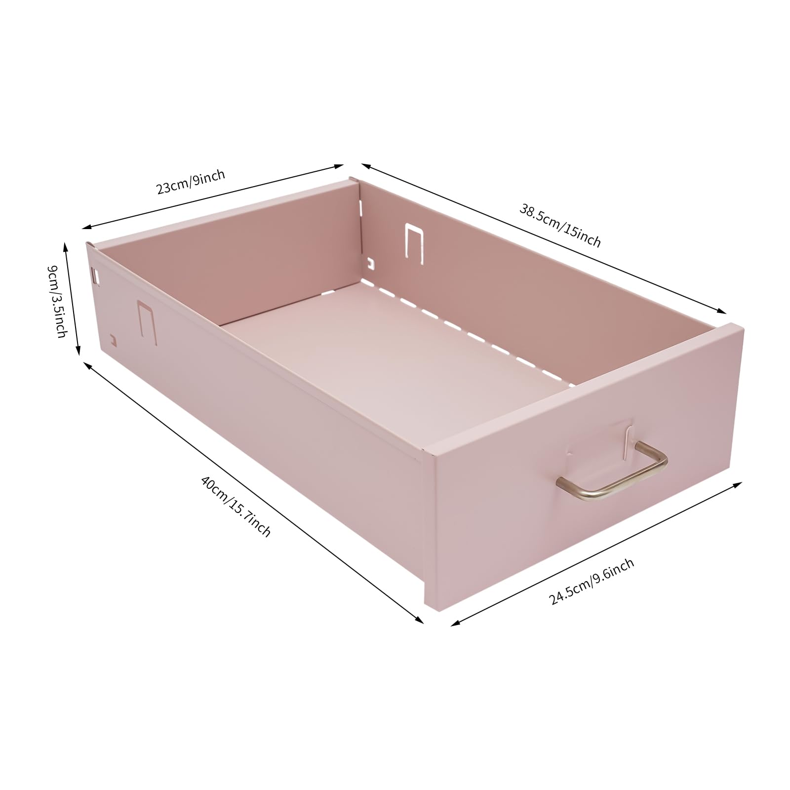 3-Drawer Lockable Mobile File Cabinet