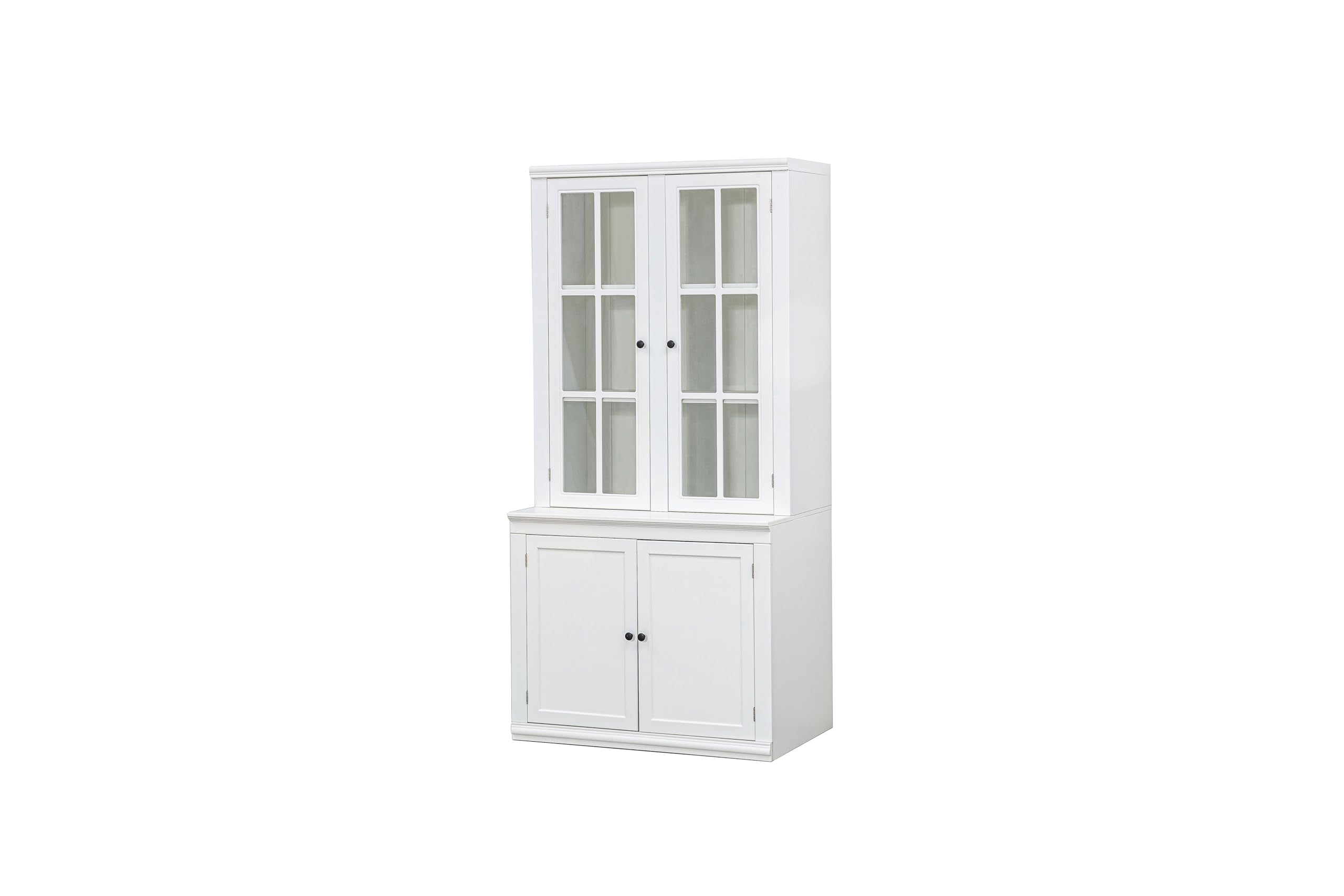 75.25 Inches Tall Display Cabinet with Tempered Glass Door