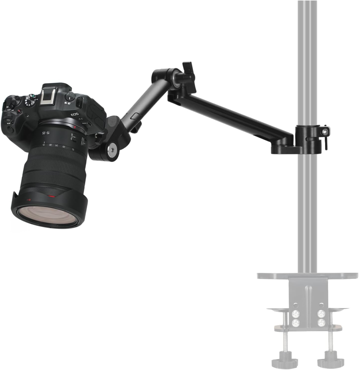 Heavy Duty Camera Desk Mount with Articulating Arm