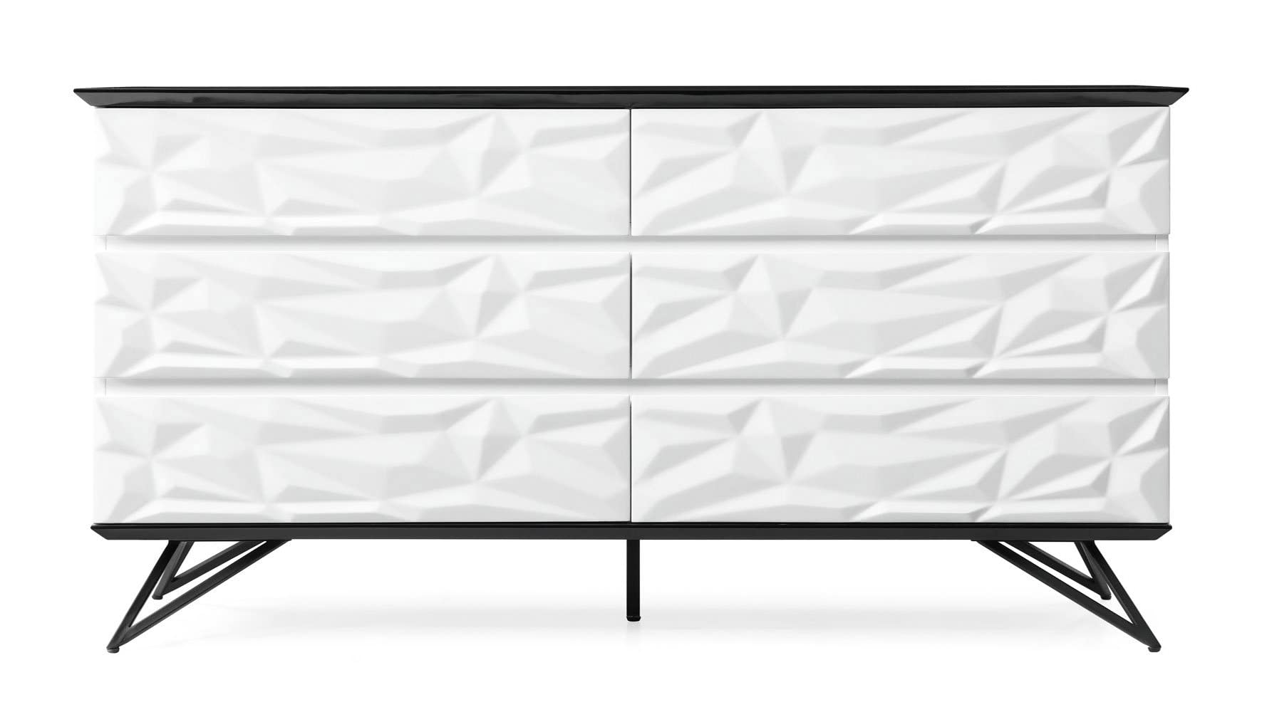 63" Modern Vortice Accent Chest