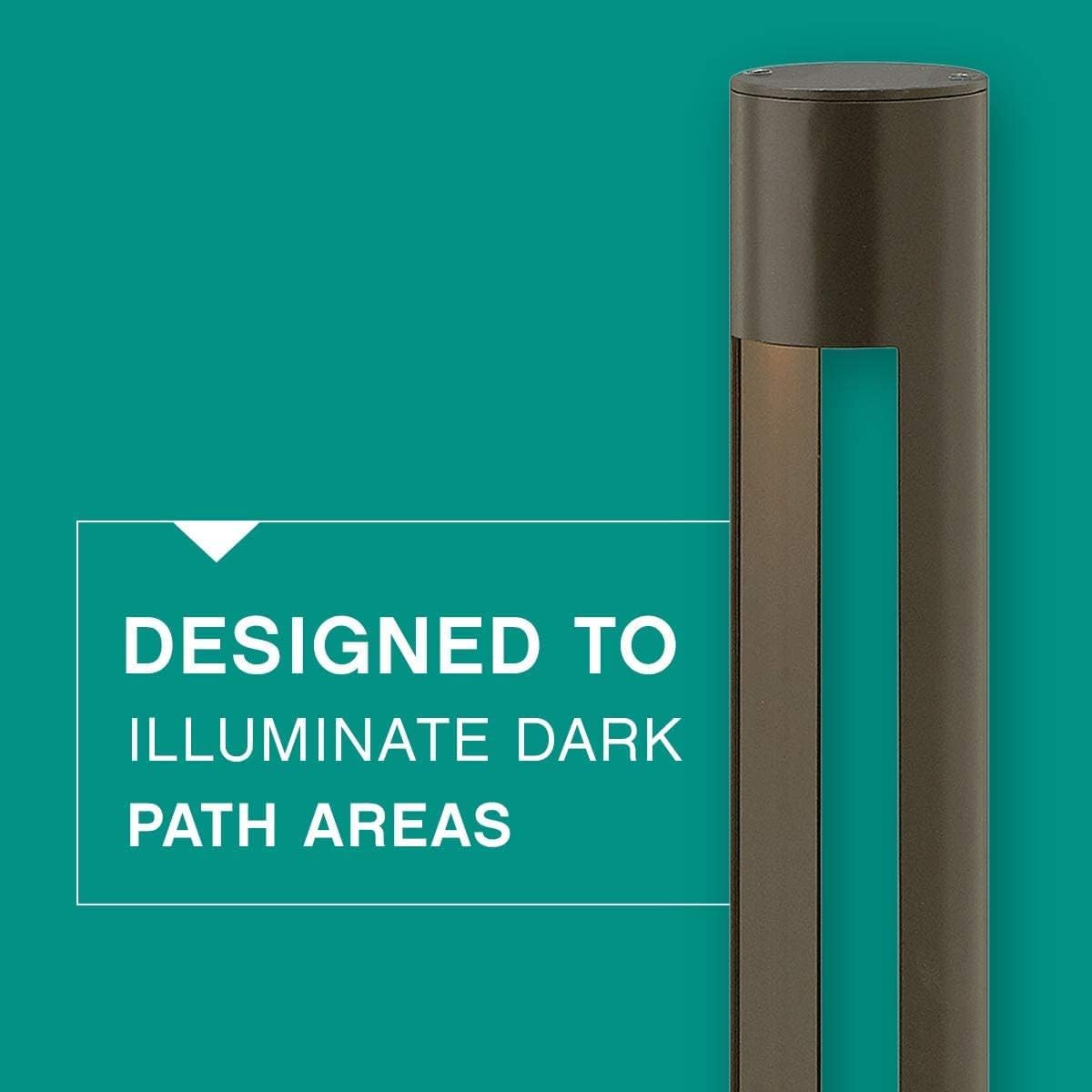 12V LED Landscape Bollard Light - Bronze