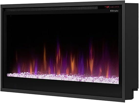 60 Inch Slim Built-in Linear Electric Fireplace Heater