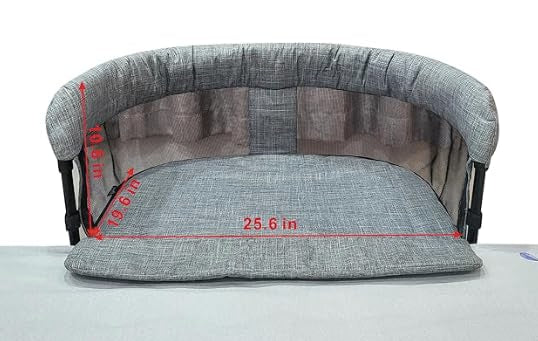 Bedside Pet Bed with Elevated Sides