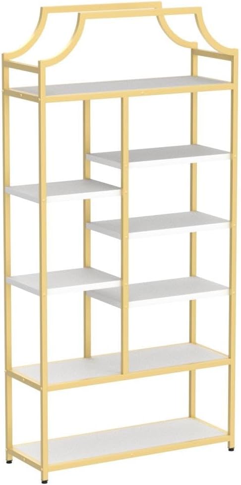 8-Shelf Etagere Bookcase