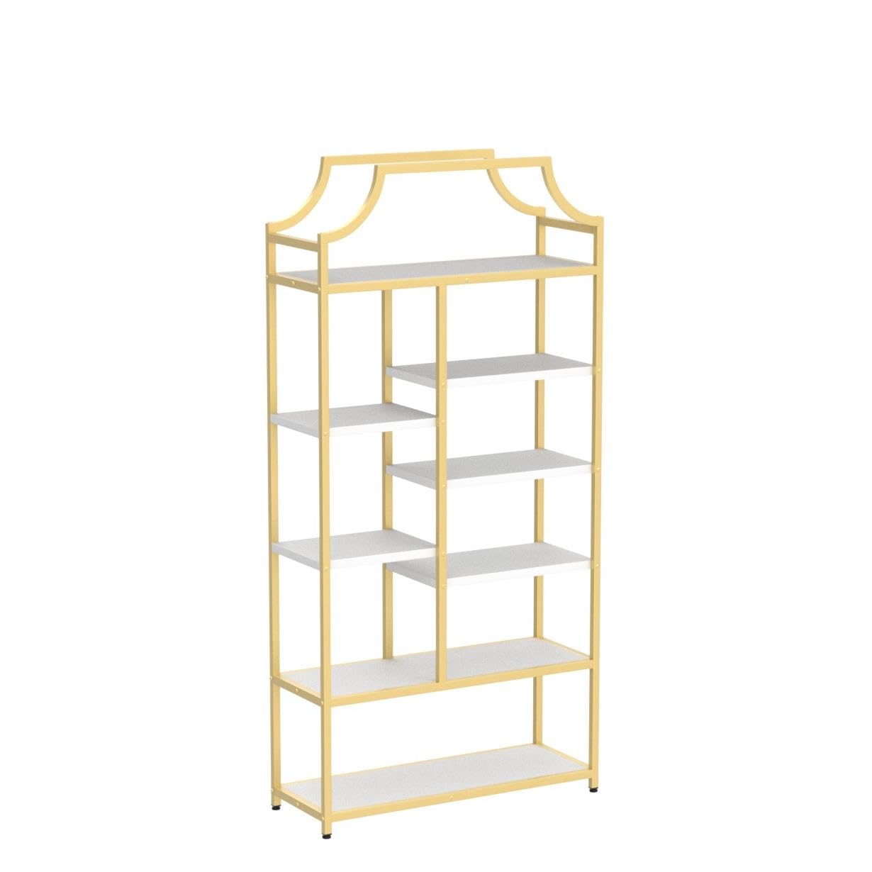 8-Shelf Etagere Bookcase