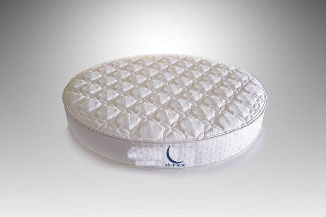 Round Mattress 86 Inch Diameter Luxury King Gel Memory Foam