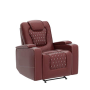 Electric Power Recliner Chair Set of 3 - USB Ports, Cup Holders, Storage