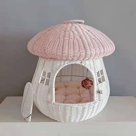 Rattan Cat Bed House