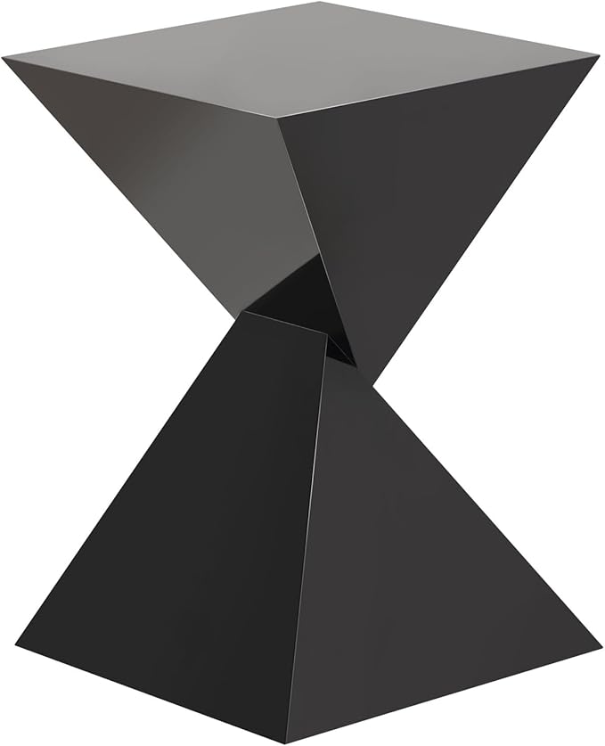 Black Acrylic Side Table