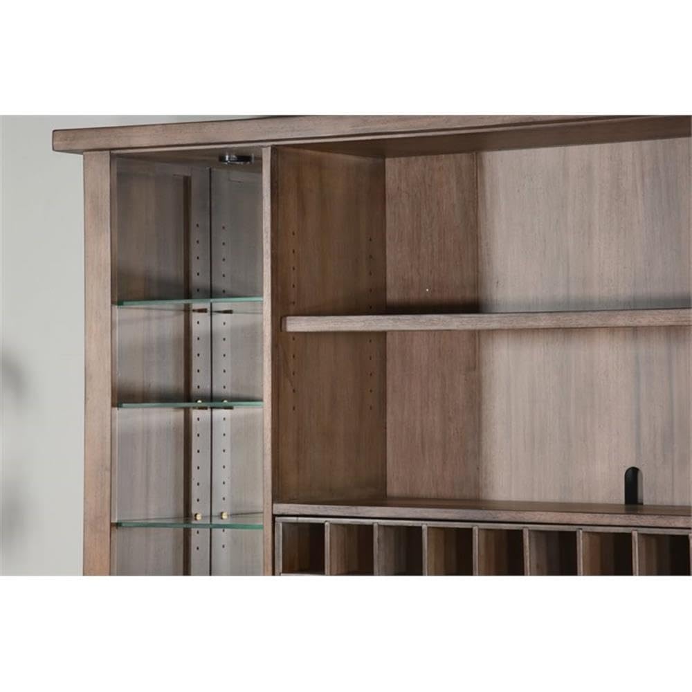 Buffet and Hutch Bar with LED Lights