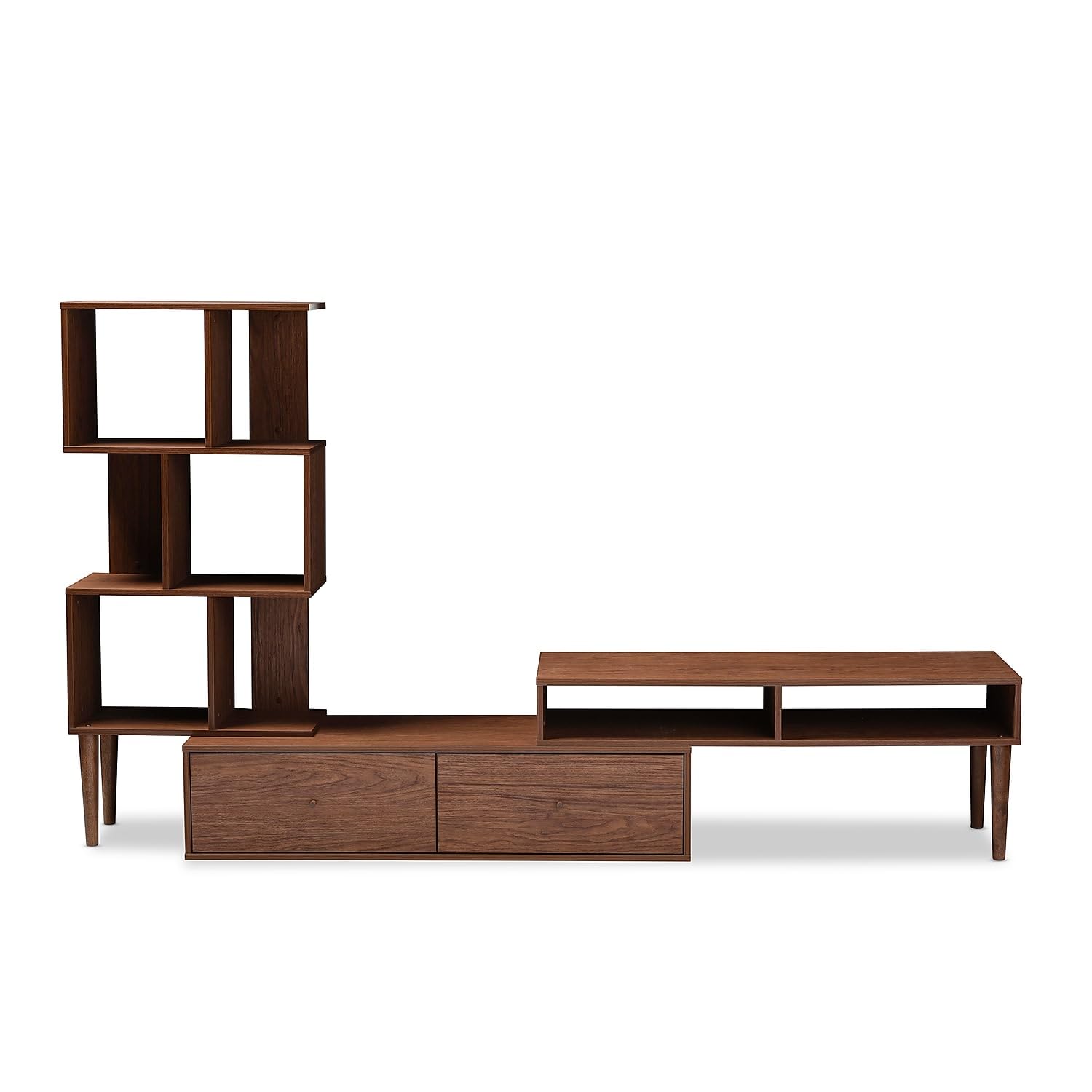Mid-Century Modern TV Stand Entertainment Center