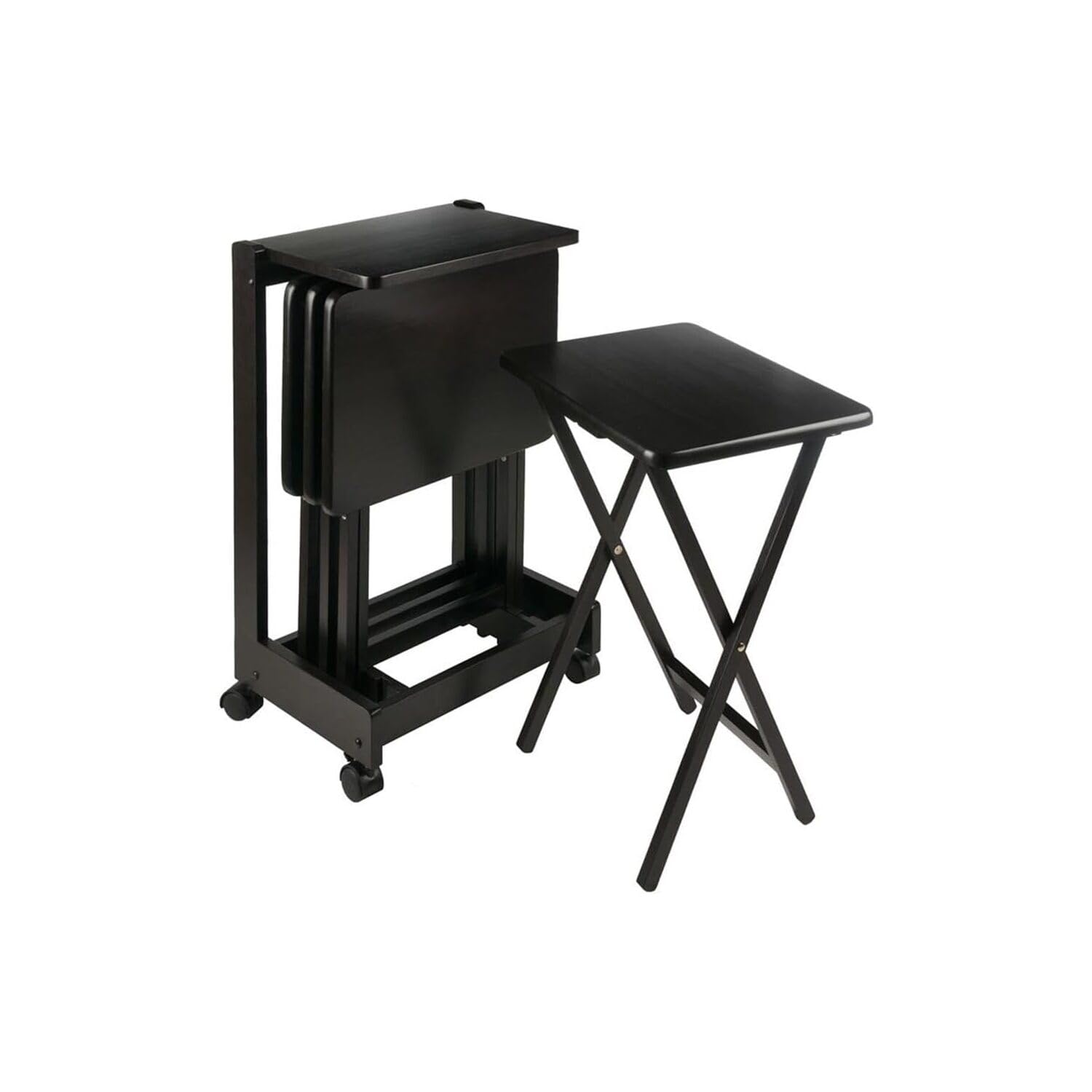 Vintage Vogue Folding Snack Table Set