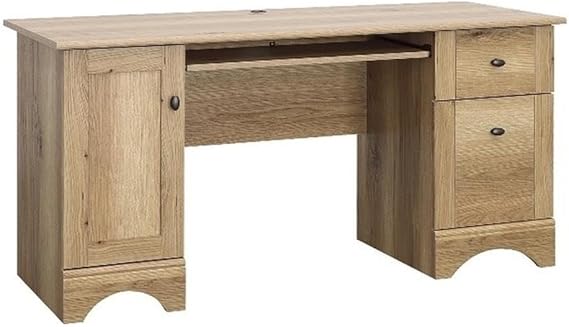 Home Office Desk with Drawer - Laurel Oak Finish