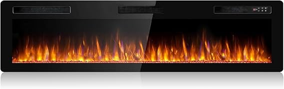 72 Inch Ultra-Thin Linear Electric Fireplace