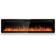 72 Inch Ultra-Thin Linear Electric Fireplace