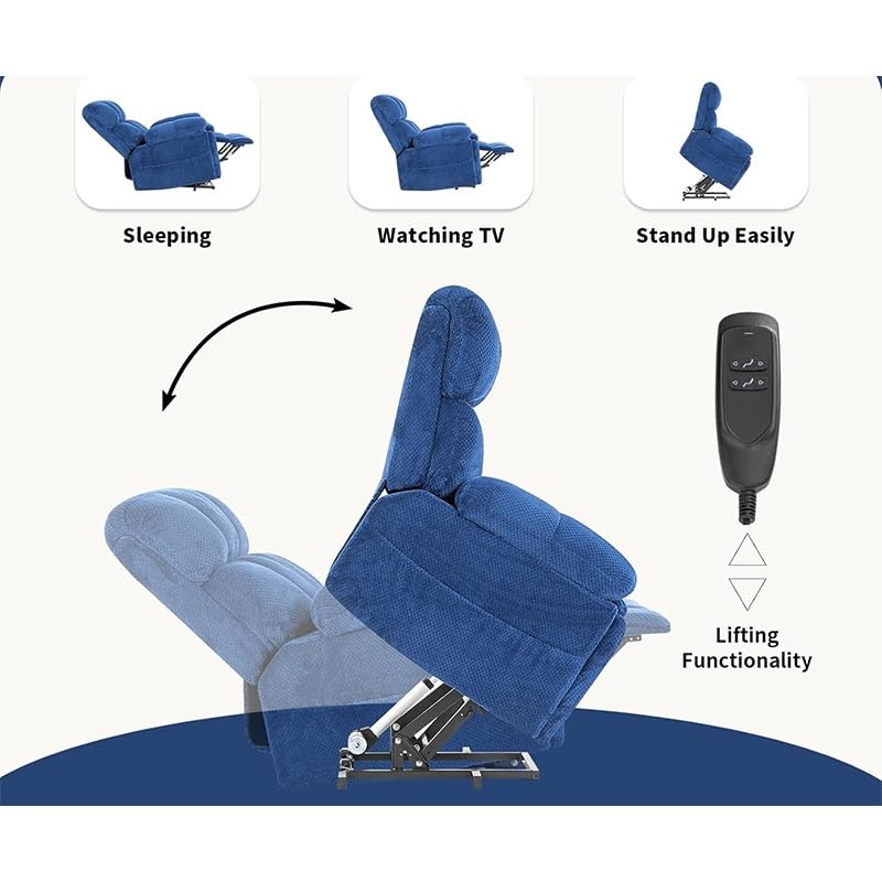 Power Lift Recliner Chair with Massage and Heat