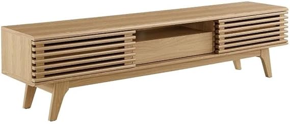 70" Mid-Century TV Stand Walnut