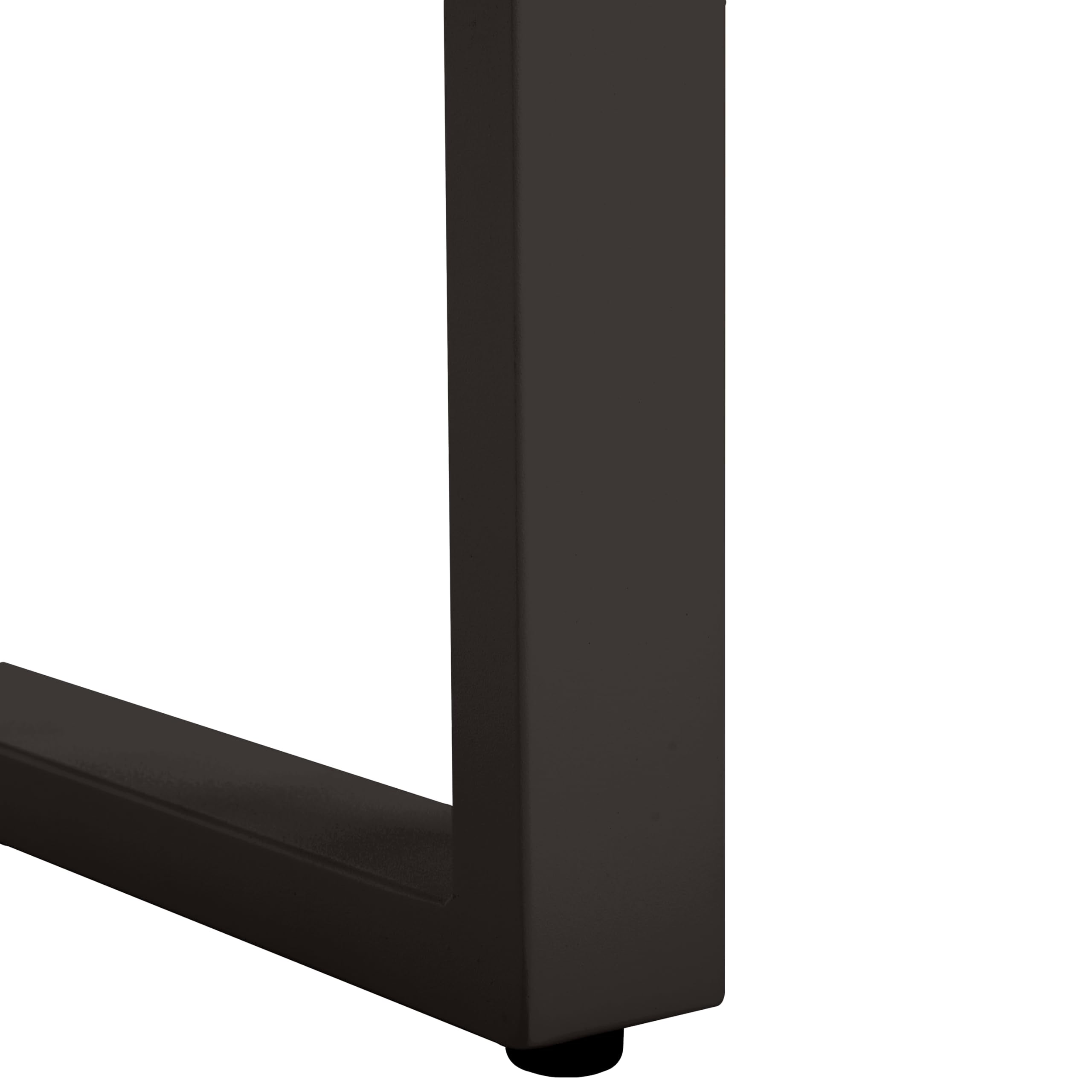 Monti 2 Seater Outdoor Bench Natural Acacia Wood Black Metal Legs