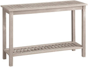 Acacia Wood Console Table Driftwood 48W x 16D x 32H