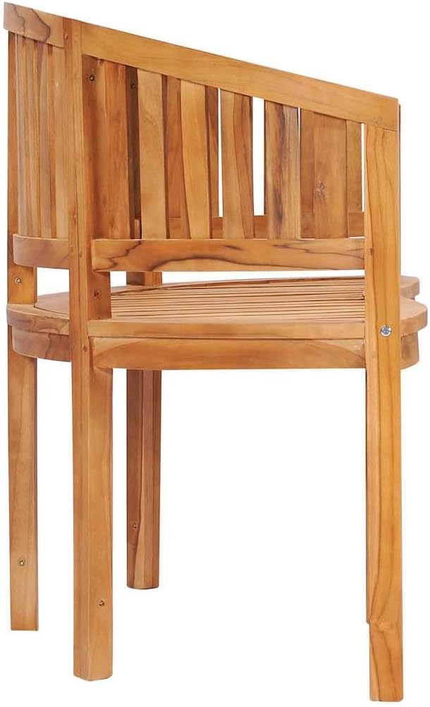 Teak Wood Banana Bench 3-Seater