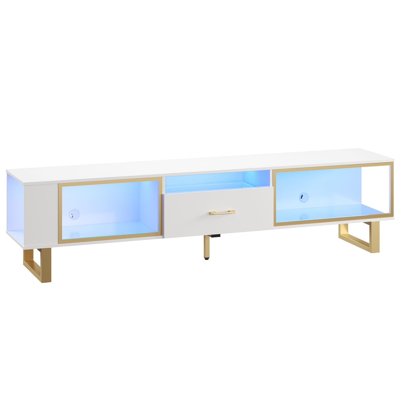 80 Inch LED TV Stand with Remote Control Lights