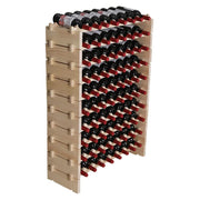 80-Bottle Wooden Wine Rack Cabinet