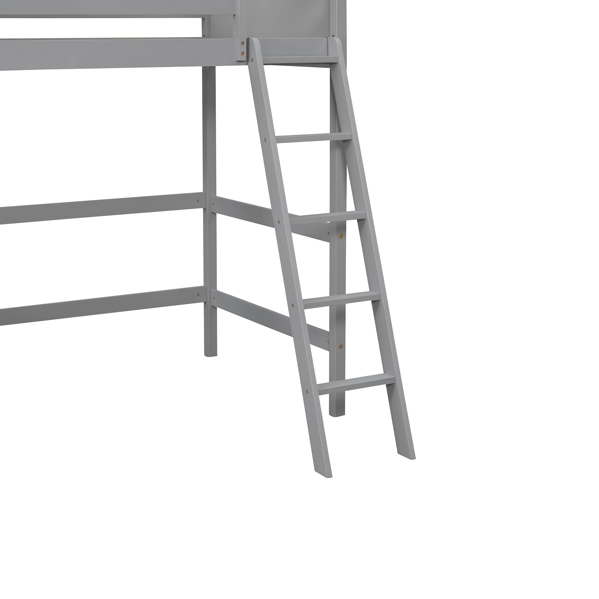 Twin Size Junior Loft Bed with Slide