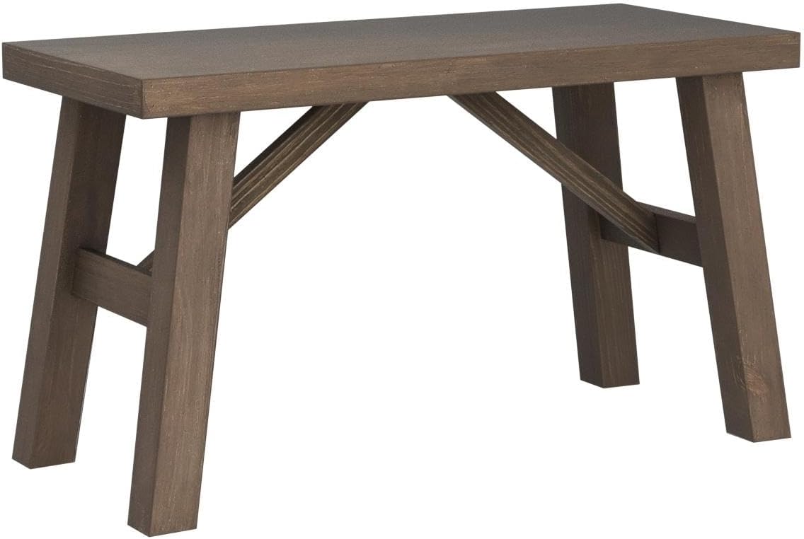 Solid Wood Farmhouse Bench 30"
