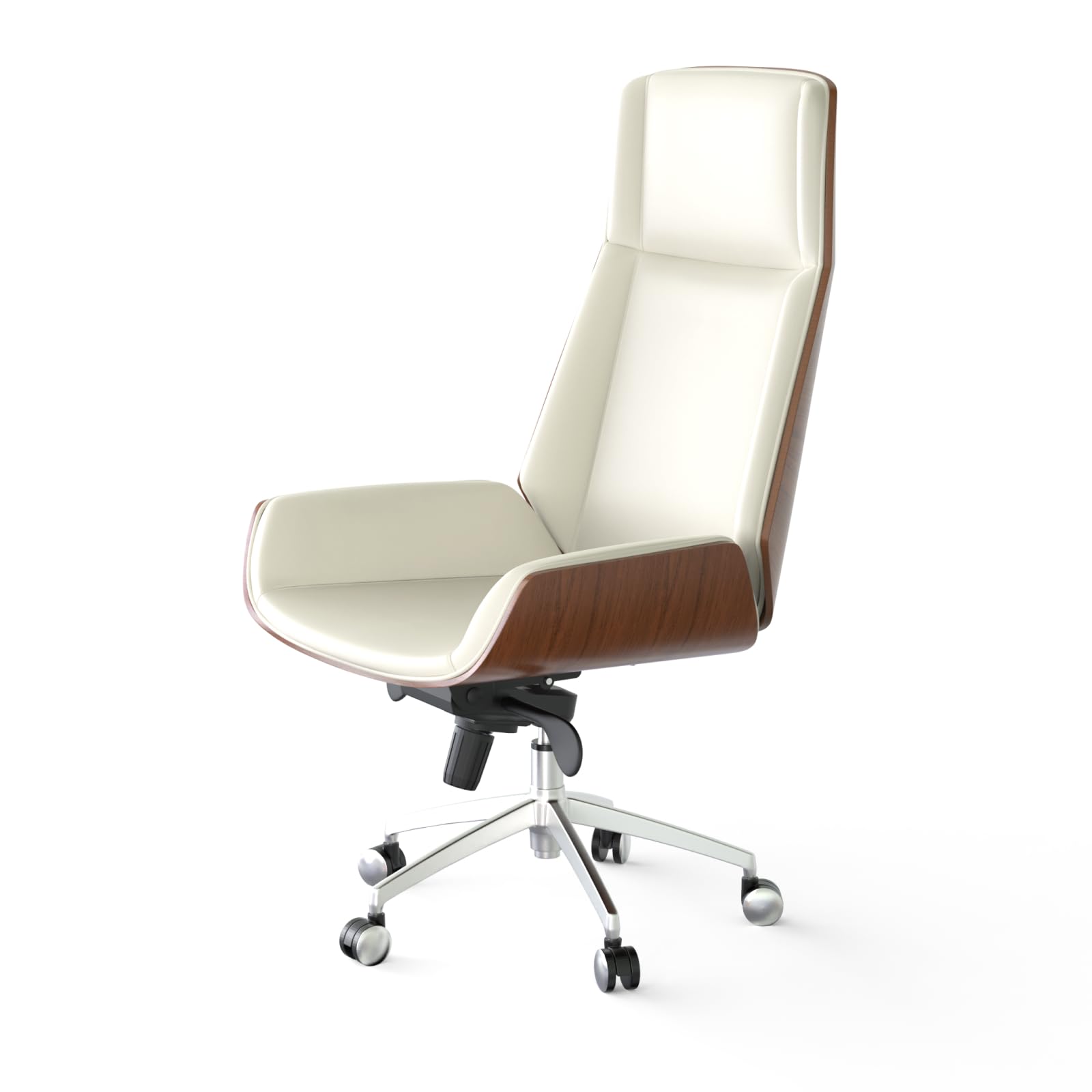 Luxury Wooden Swivel Executive Office Chair