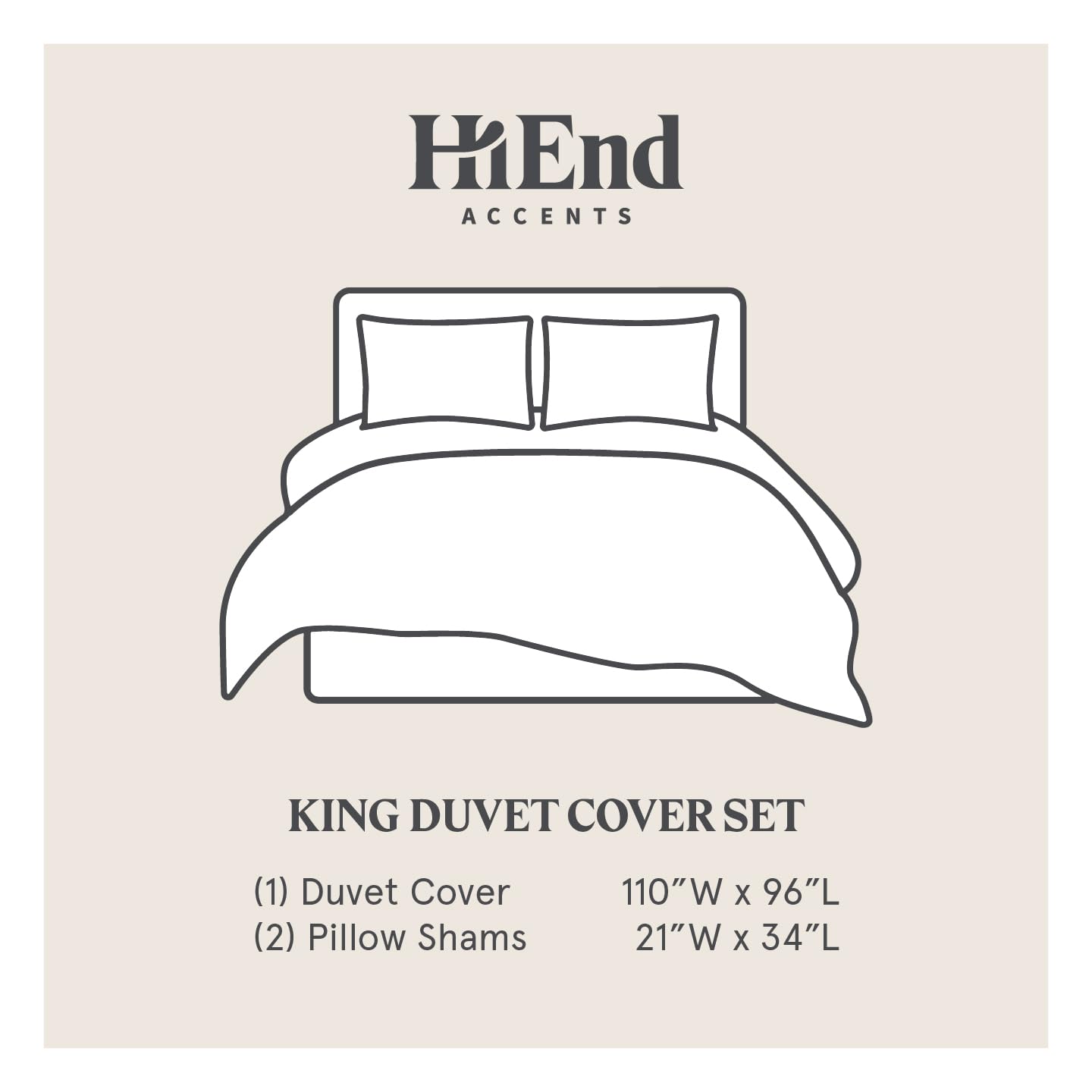 King Plaid Duvet Cover Set