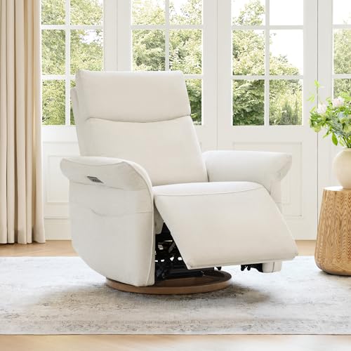 Power Recliner Chair with Triple Motor Swivel Glider