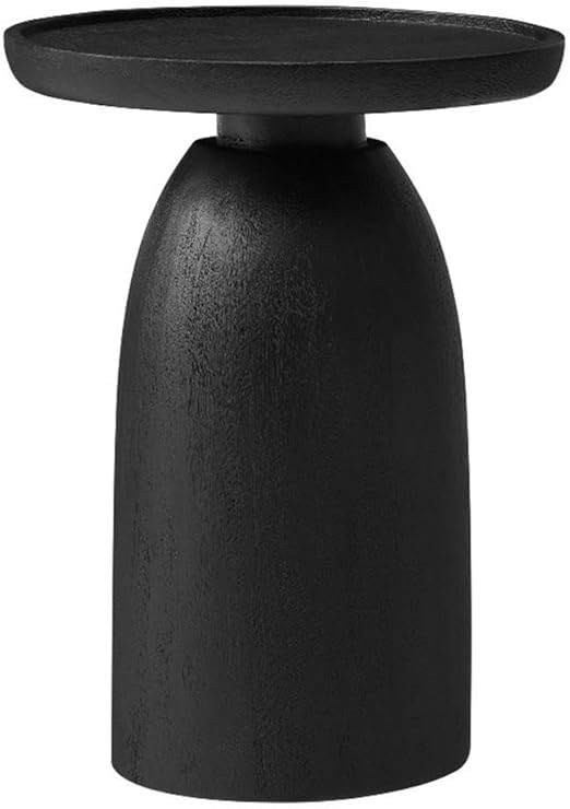 Mango Wood Drum Side Table