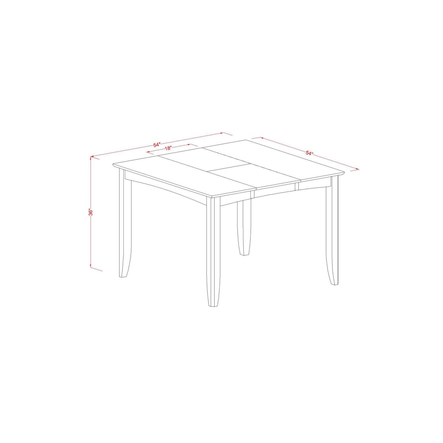 Counter Height Pub Set - 8 Person Dining Table & Chairs