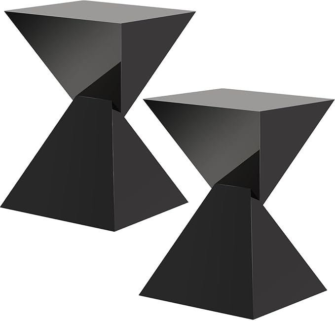 Black Acrylic Side Table