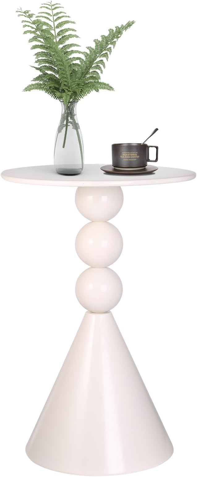 Metal Round Martini Table - Modern Accent Side Table