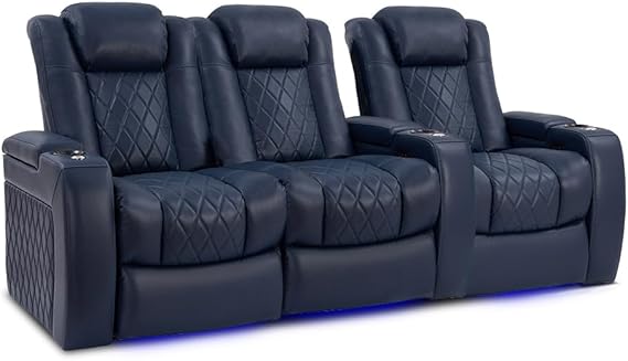Tuscany Home Theater Seat - Power Recliner Row of 3