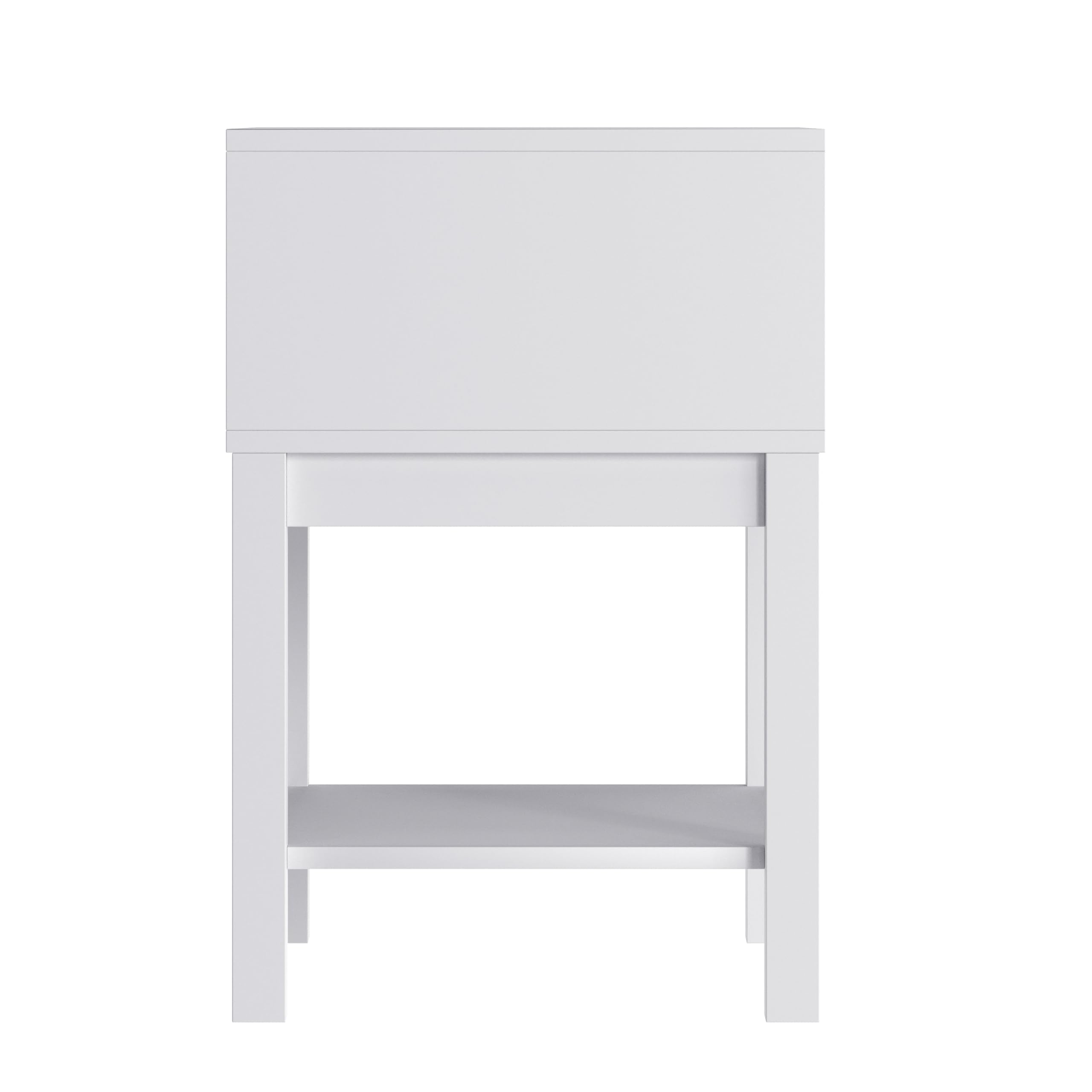 Kids Wood Nightstand with Drawer and Shelf