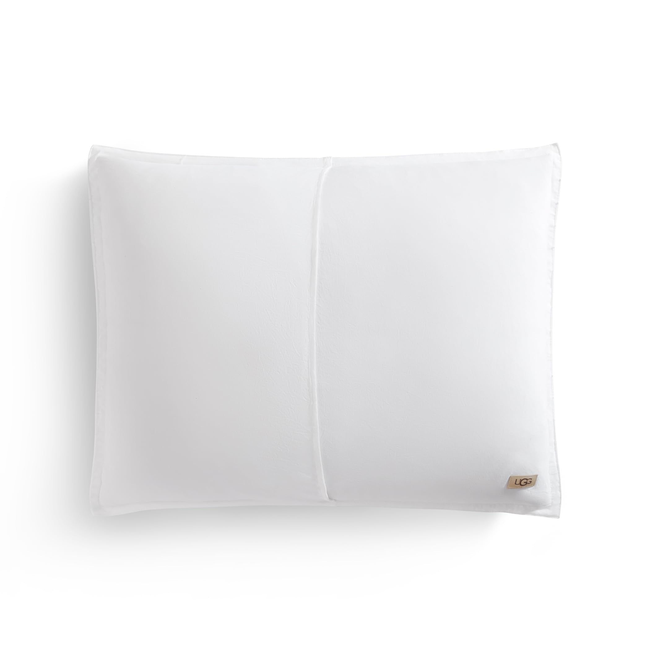 UGG® Textured Reversible 3-Piece Comforter Set – Luxurious and Stylish Bedding with 2 Pillow Shams, Oeko-TEX® Certified, and Machine Washable, White & Pink (Devon) (White, King)