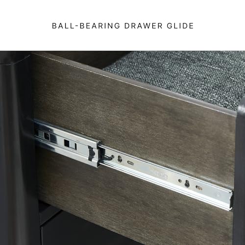 Rowanbeck Modern 7-Drawer Dresser with Felt-Lined Top Drawer